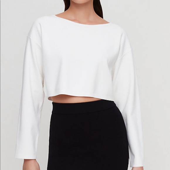 Aritzia Babaton Hessy cropped shirt - Picture 2 of 7